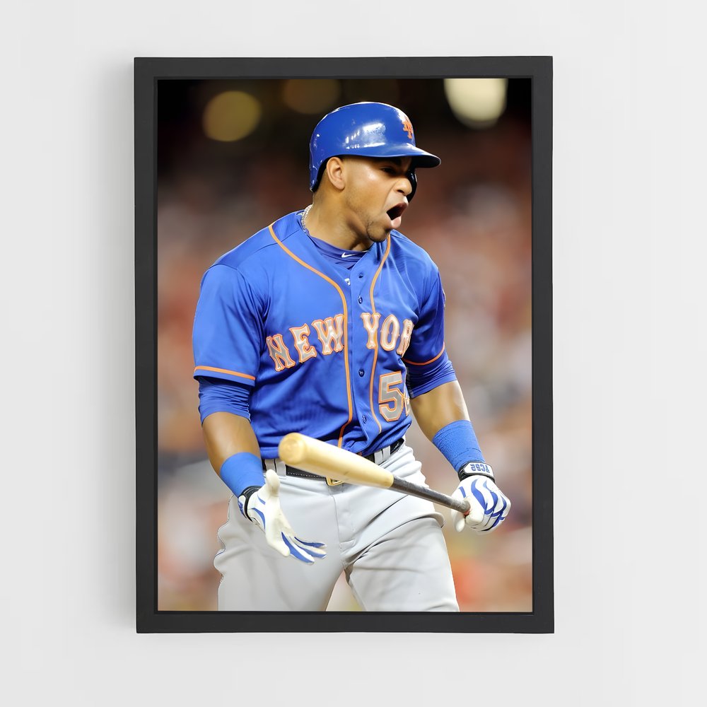 Poster Yoenis de cespedes – affiche Baseball (vue 2)